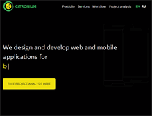 Tablet Screenshot of citronium.com